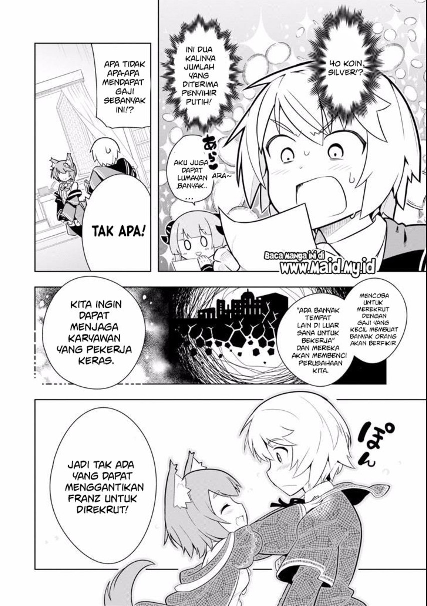 Wakamono no Kuro Mahou Hanare ga Shinkoku desu ga, Shuushoku shite Mitara Taiguu Iishi, Shachou mo Tsukaima mo Kawaikute Saikou desu Chapter 03.1 Gambar 6